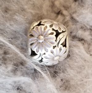 Lavender Flower Openwork Pandora Charm